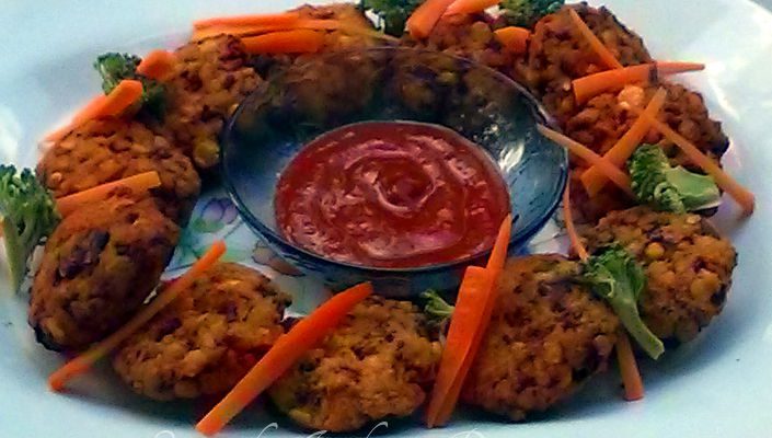 பிரக்கோலி கேரட் மசாலா வடை