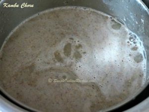 கம்பு கூழ் தயாரிப்பு முறை